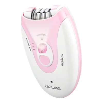 Daling Depiladora De Pinzas Usb Inalámbrica Color Blanco Con Rosado Color Rosa