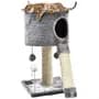 Belmotec Rascador Gatos Hogar Esquinero Arbol Simple Ratita Masctoas Color Gris