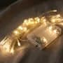 Noiluva Guirnalda Luces 30 Led 3 Mts A Pilas Decoracion Navidad Cálido