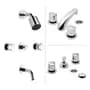 Fv Griferia De Baño Completa Fv Pampa Ducha Bidet Lavatorio Cromado
