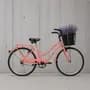 La Tiendita Bicicleta Paseo Rodado 26 Dama Rosa Salmón + Canasto - La Tiendita