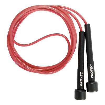 Proyec Soga Saltar Cuerda Pvc Largo Regulable Gym Crossfit Boxeo Color Rojo