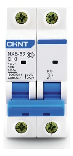 Chint Llave Termica Bipolar 2x10 A 2x16 A 2x20 2x25 A 2x32 A Chint