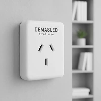 Demasled Tomacorriente Wi-fi Inteligente Demasled Con Alexa Y Google Home Blanco