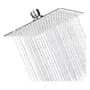 Vml Flor Ducha Cuadrada 15x15 Lluvia Vml Acero Inoxidable Antisarro Plateado Cromado