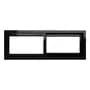 Aberturas F.a.r Ventana Corrediza Aluminio 100x40 Cm Línea Herrero F.a.r Negro
