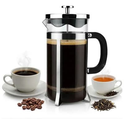 Veoquiero Cafetera Con Embolo Prensa Francesa 600ml Veoquiero Color Vidrio Vidrio 600 Ml