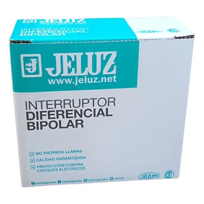 Jeluz Int. Disyuntor Diferencial 2x63a 30ma A Inmunizado Jeluz