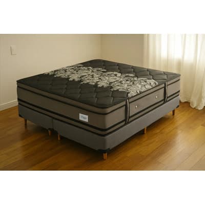 Viggo Sommier Viggo Magnum 160x200 Cm 300 Kg Alta Densidad Negro