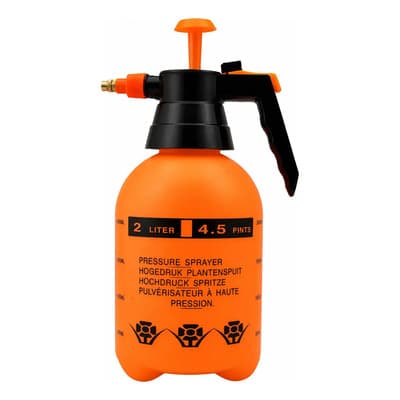 Generic Pulverizador Rociador Fumigador Jardín Plantas 2 Litros Color Naranja