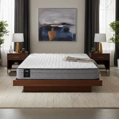 Sealy Colchón 2 Plazas (140x190) Sealy Linen Resorte Gris