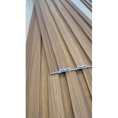 The House Web Revestimiento De Pared Wall Panel Pvc Varillado Nogal-thw