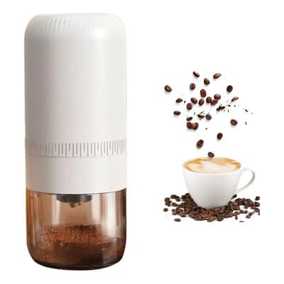 Bolduke Molinillo Eléctrico De Café Portátil Recargable Con Usb C211 Color Blanco Ys-24-174