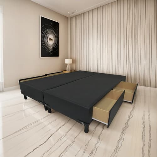 Tu Mejor Sommier Cama Cajonera, 1,40 X 1,90 4 Amplios Cajones, Entrega S/c*