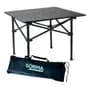 Sorma Mesa Acero Plegable Camping Playa Pesca Portatil 50x50 Cm Color Negro