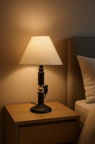 Generic Velador Economico De Pvc Dormitorio Noche Mesa Luz