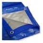 Femantex Lona Cobertor Cubre Pileta Rafia 4x8 Ojales Impermeable 200g Azul