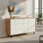 Centro Estant Cómoda 3 Cajones 1 Puerta Cme120 Centro Estant Blanco Paraiso Ancho 125 X Alto 78 Cm