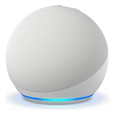 Amazon Amazon Echo Dot 5th Gen Con Asistente Virtual Alexa Glacier White Sin Reloj Blanco