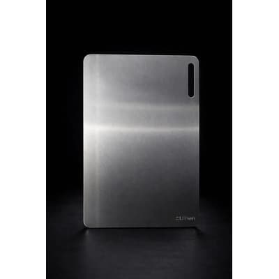 Gluhen Tabla De Cortar Y Picar Alimentos Acero Inox 24x15 Glühen Lisa Plateado