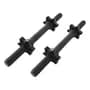 Gmp Par Mancuerna Metal Con Roscas 25 Mm P/discos Recub Pvc Gmp Color Negro
