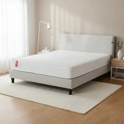 Telgo Colchon 2 Plazas (140x190) Telgo Dorado Resortes Blanco