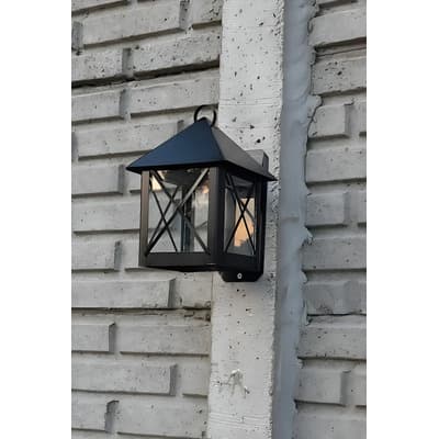 Bote-luz Farol Exterior Negro