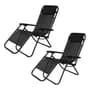 Alpina Combo X2 Reposeras Gravedad Cero Alpina Relax Master 175 Negro