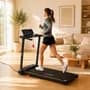 G-fitness Cinta Caminadora 1hp Plegable G-fitness 10 Km Inclinación 2 Niveles Manual 90kg Negro
