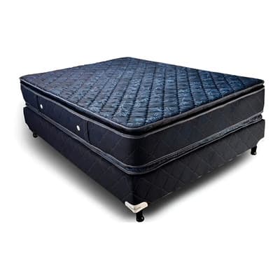 Acuario Sommier Y Colchón Acuario 2 Plazas 140x190 Euro Pillow Resortes Oscuro O Claro