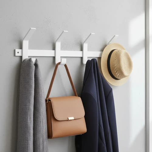 Decorar Con Hierro Perchero Pared Hierro Organizador Moderno