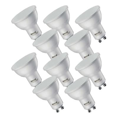 Sica Lampara Led Dicroica Sica Gu10 6w=50w Luz Cálida X10u Blanco Cálido