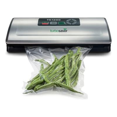 Turbosaver Envasadora Al Vacío Turbosaver Ts1200 Uso Doméstico Alimentos Bolsas Gofradas