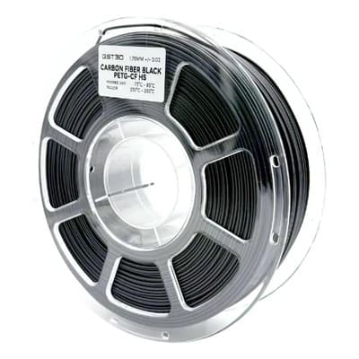 Gst3d Filamento Fibra De Carbono Hs Gst3d Cosmos 1kg 1.75mm Negro