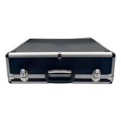 Black Jack Maletin Valija Caja Aluminio Multiuso Reforzado 48x33x15 Cm Negro