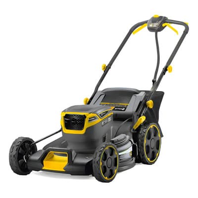 Niwa Cortacésped A Batería Autopropulsada Niwa Con Ancho De Corte De 53 Cm Negro Con Amarillo