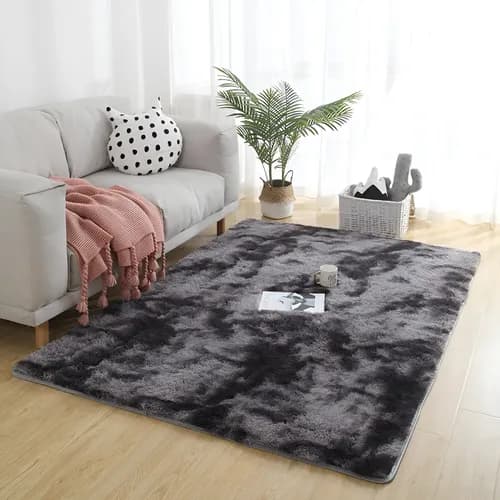 Lamtem Alfombra Pelo Largo Mullida Suave Living Económica 1,40 X 1m