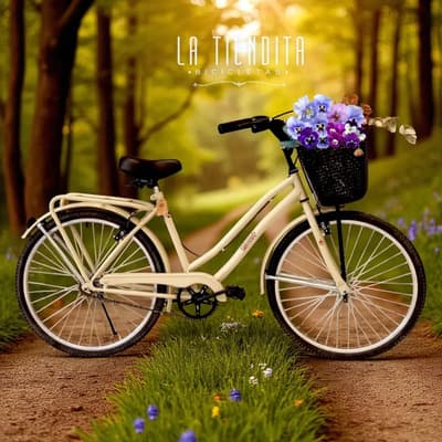 La Tiendita Bicicleta Paseo Dama La Tiendita Paseo Full Rodado 26 Beige