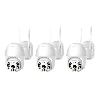Only Pack Familiar 3 Camaras Exterior Domo Ptz Only Wifi Full Hd Blanco