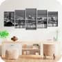 Tienda Cameli Cuadro Puente The Brooklyn New York Triptico Poliptico Moderno Decoracion Escalonado Escala De Grise