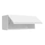 Madesa Alacena 80cm 1 Puerta Rebatible Cocina Baño Lavadero Garaje Blanco