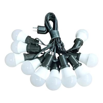 Guirnalda Guirnalda Luces Led Exterior Fiesta Bar Lluvia 10 Mts Frío 7w Guirnalda Exterior Blanco Frío 7w