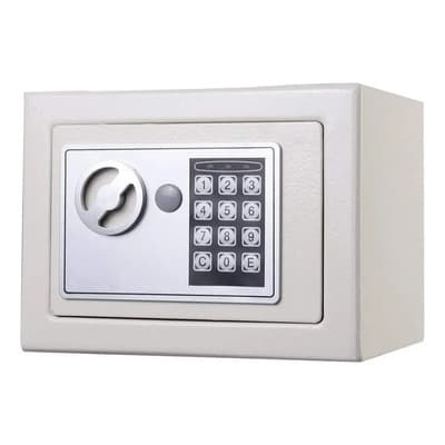 Rucamet Caja Fuerte Digital Rucamet Digital 17 Seguridad Combinación 23x17x17 Beige