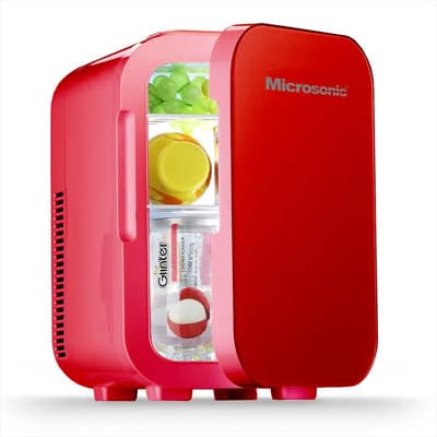 Microsonic Conservadora Eléctrica Frio Calor Microsonic 9lts. 220v/12v Color Rojo