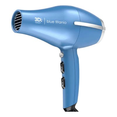 Ga.ma Italy Secador Gama Blue Titanio 3d Therapy 2300w Anti-frizz Azul