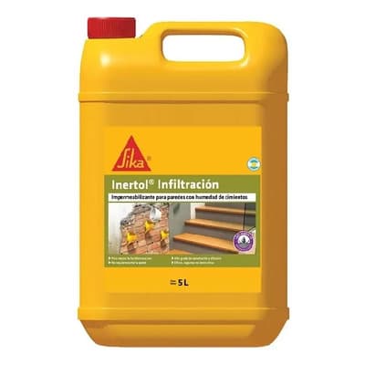 Sika Sika Humedad Cimiento Inertol X 5 Lt Color Transparente
