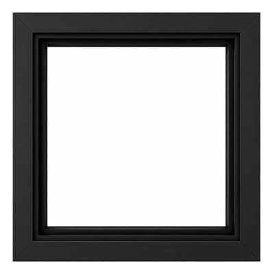 Todo Soluciones Ventana Paño Fijo Aluminio Modena Negro 60x60 Cm Vidrio 4 Negro