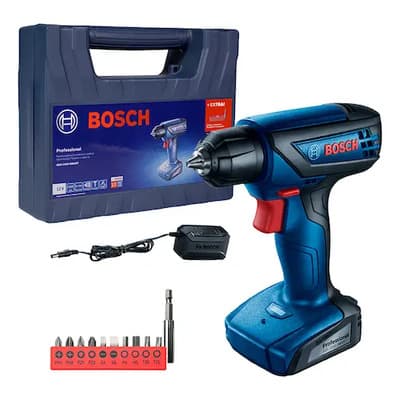 Bosch Taladro Atornillador Inalámbrico Gsr 1000 Smart Con Maletin Bosch Azul