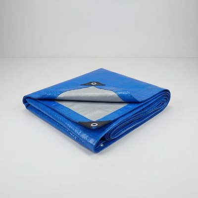Zzpro Lonas Lona Con Ojales Rafia Pesada 200 Grs Multiuso 3 X 4 Cobertor Azul
