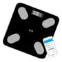 Rctecno Balanza Inteligente Digital Bluetooth App Bascula Vidrio Color Negro